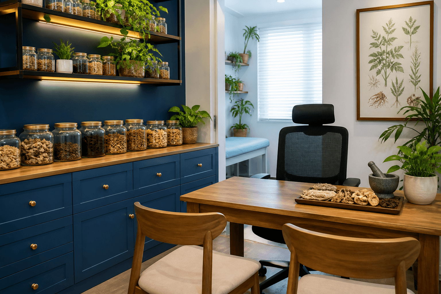 AL-SAEED herbal consultation room